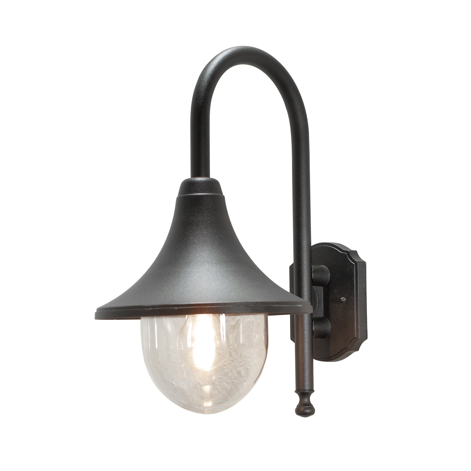 Bari Down Light Matt Black