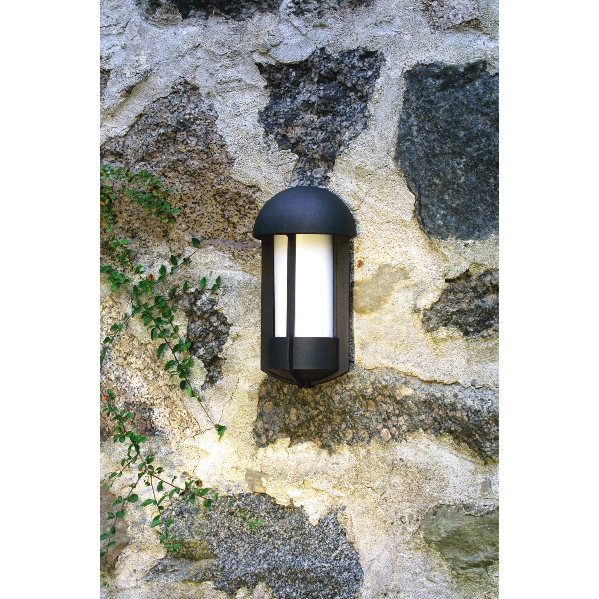 Tyr Matt Black Wall Light