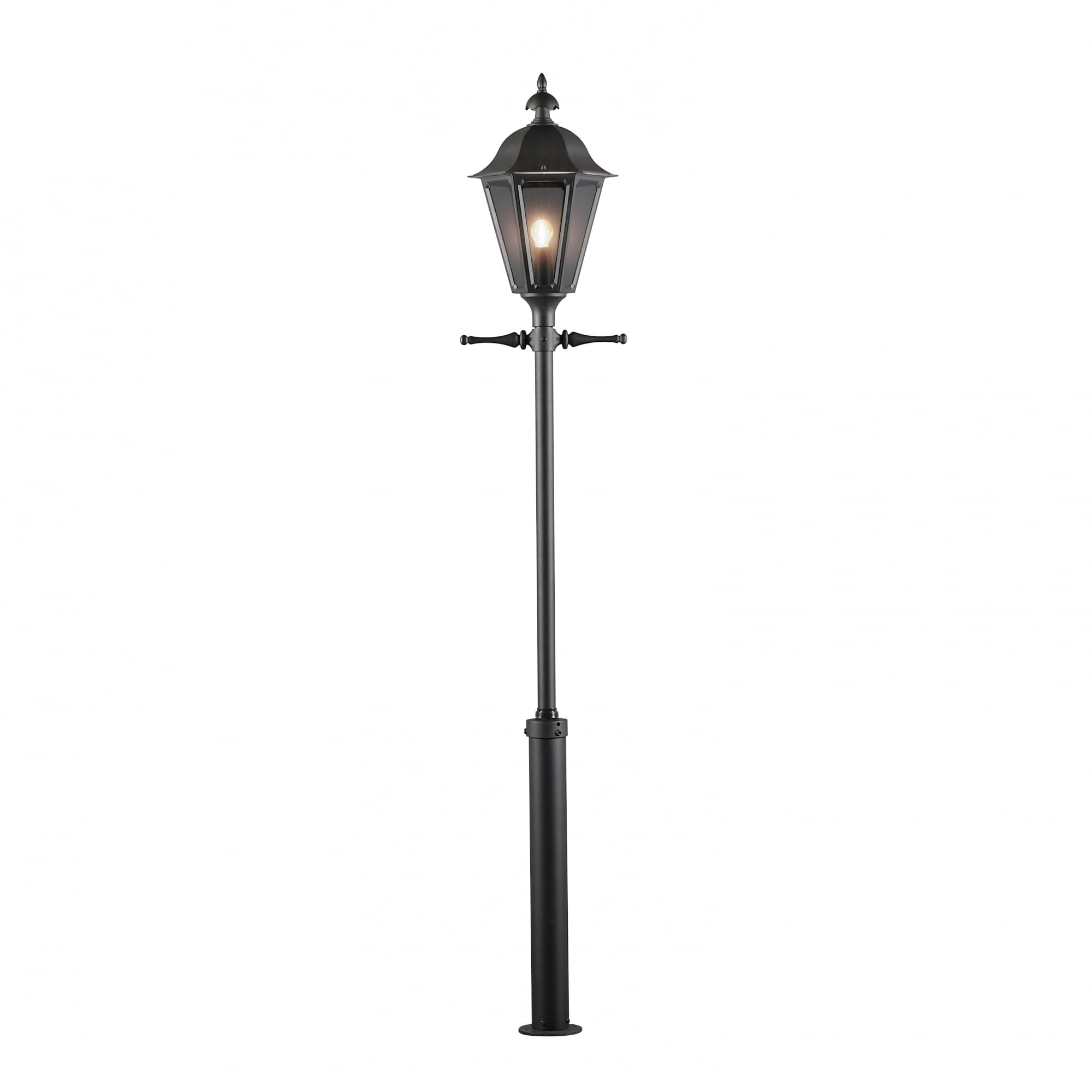 Pallas Black Post Light Taurus Pole Incl