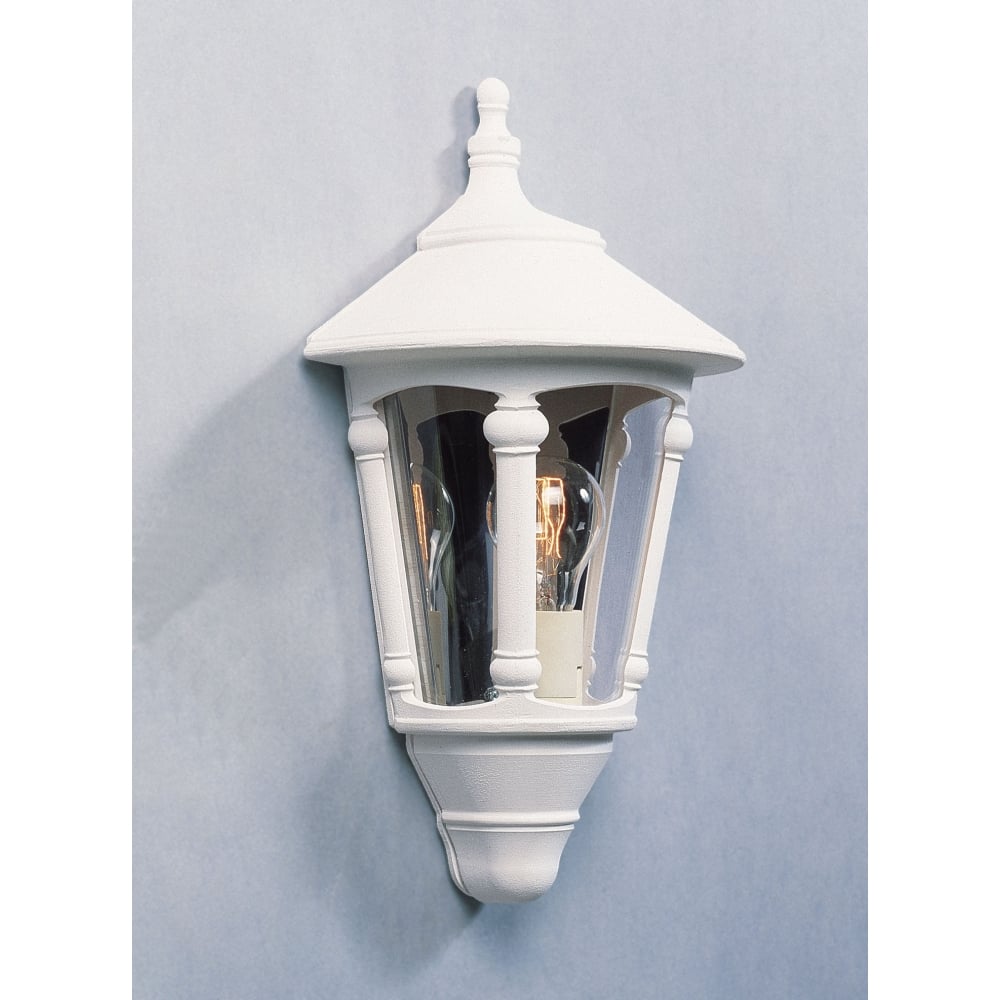 Virgo Flush Wall Light Matt White