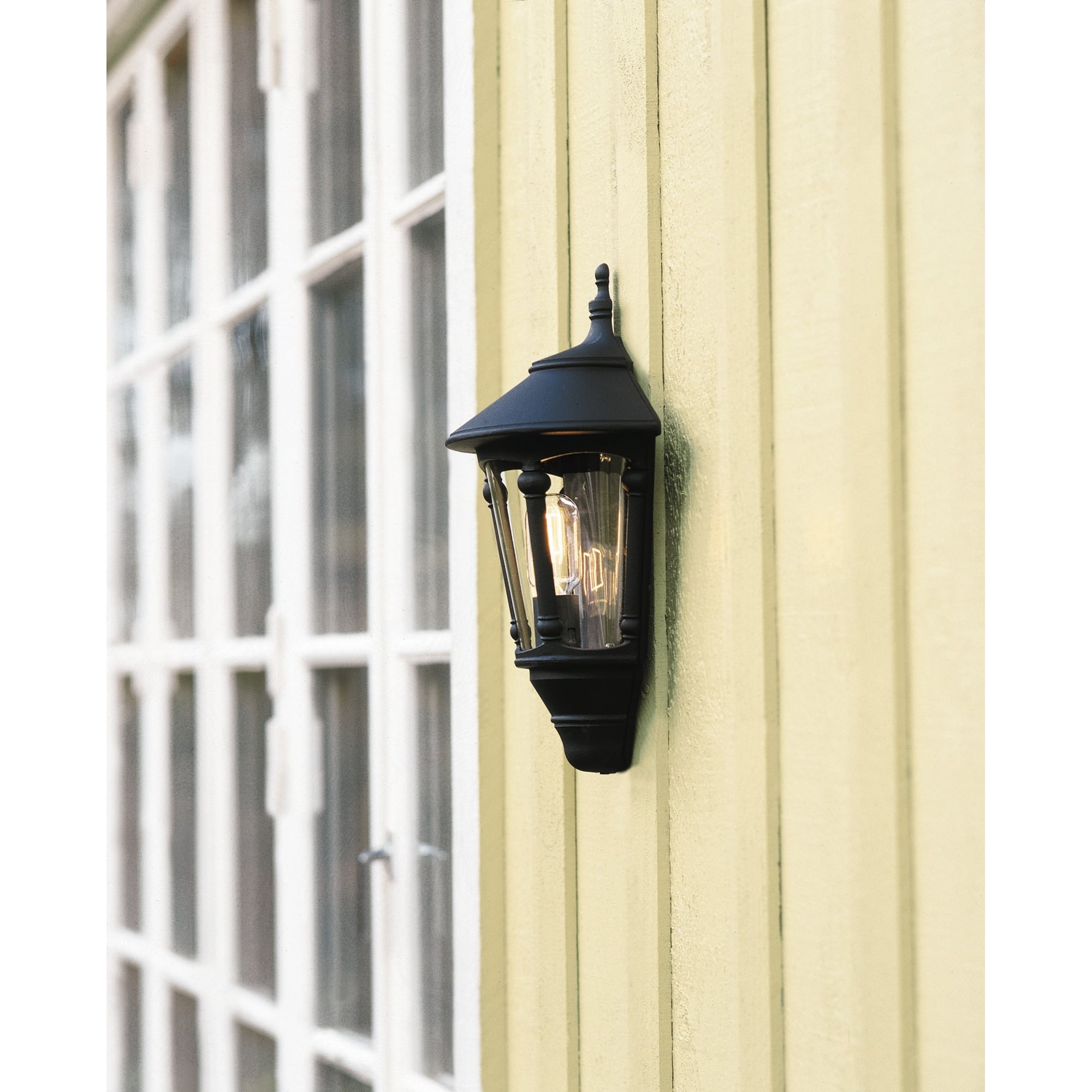 Virgo Flush Wall Light M.Black