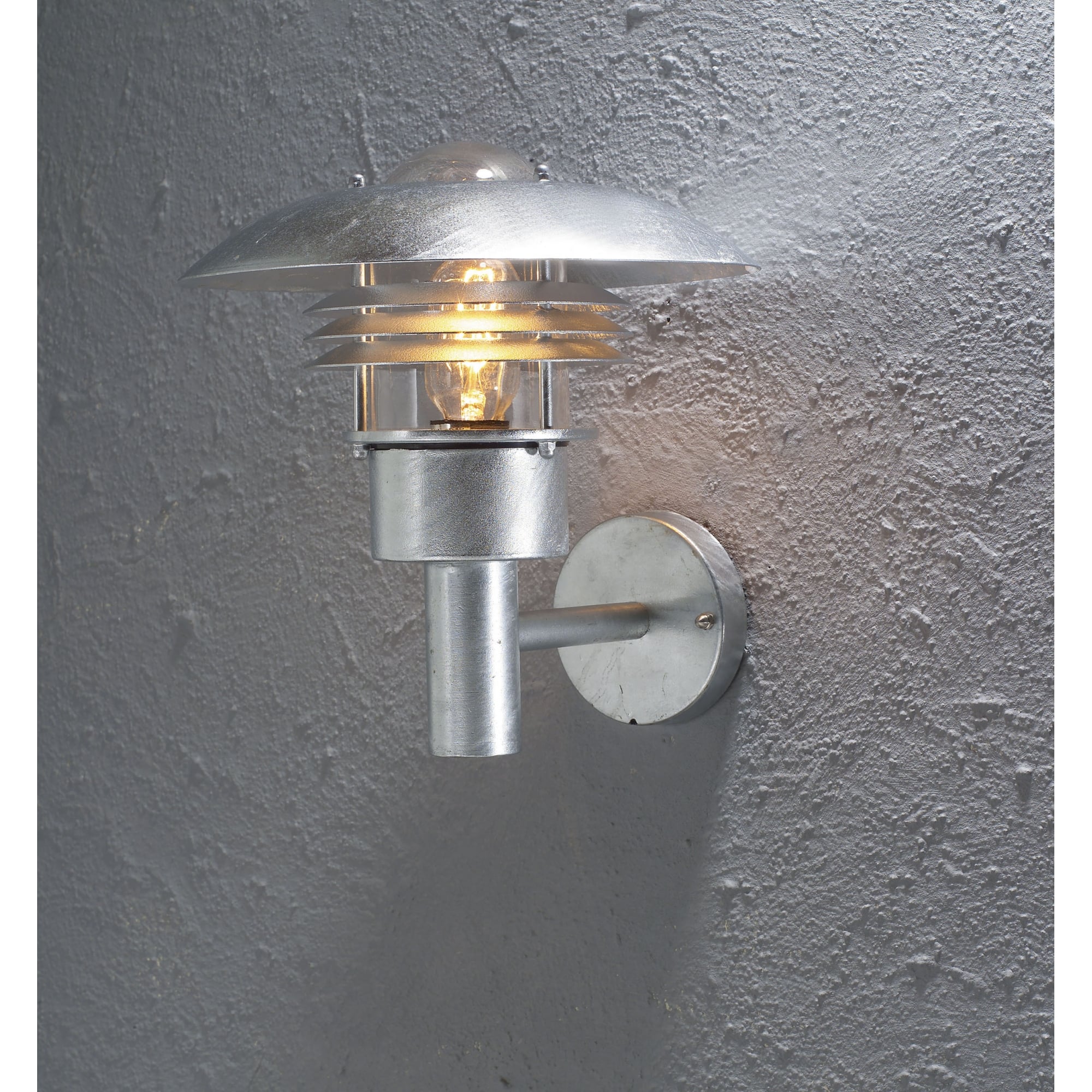 Modena Galv Wall Light