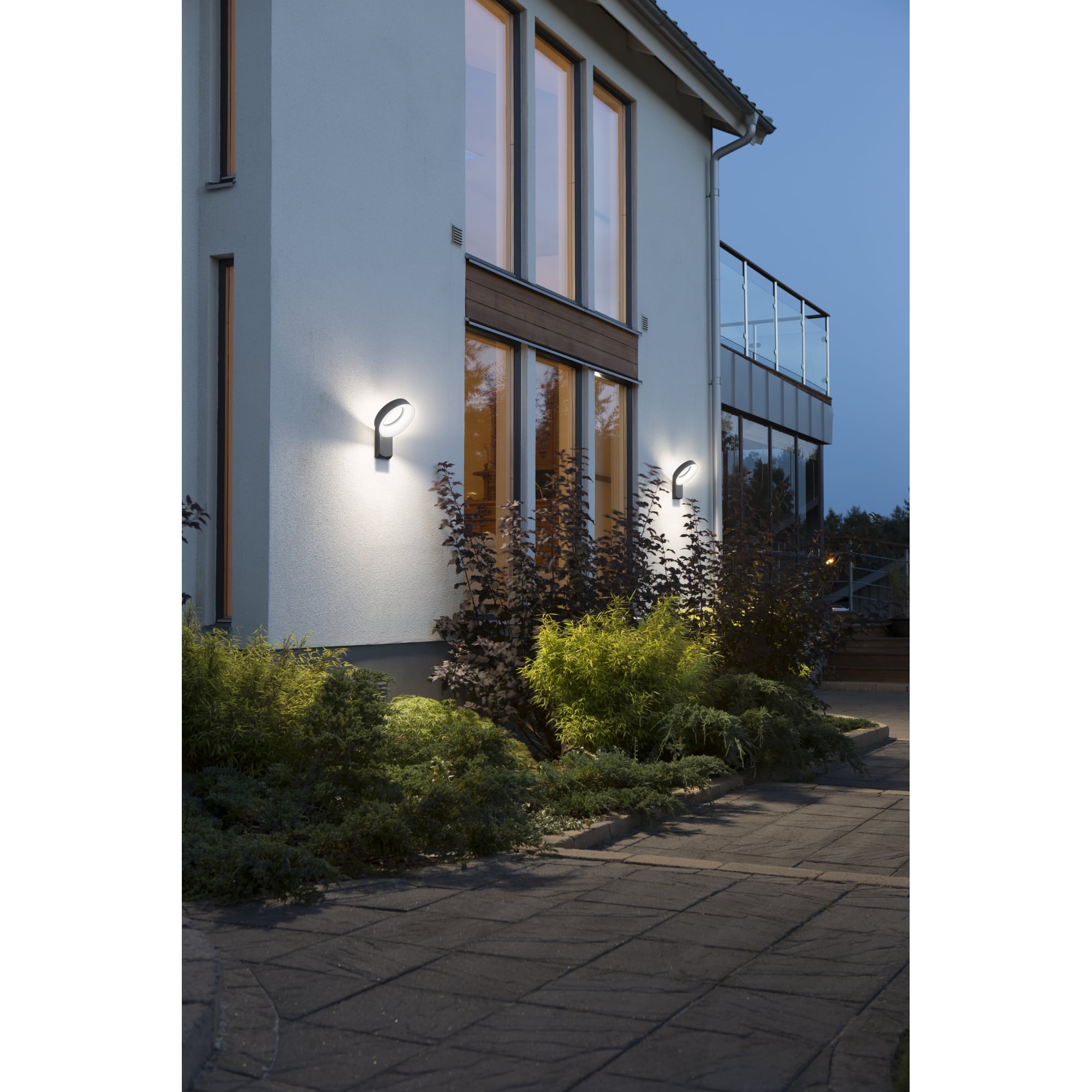 Asti Wall Light Dark Grey LED