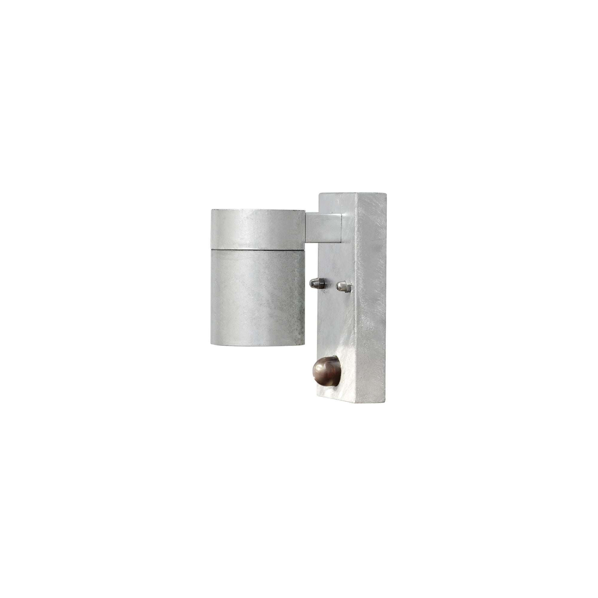 Modena Galv Single Wall Light with PIR