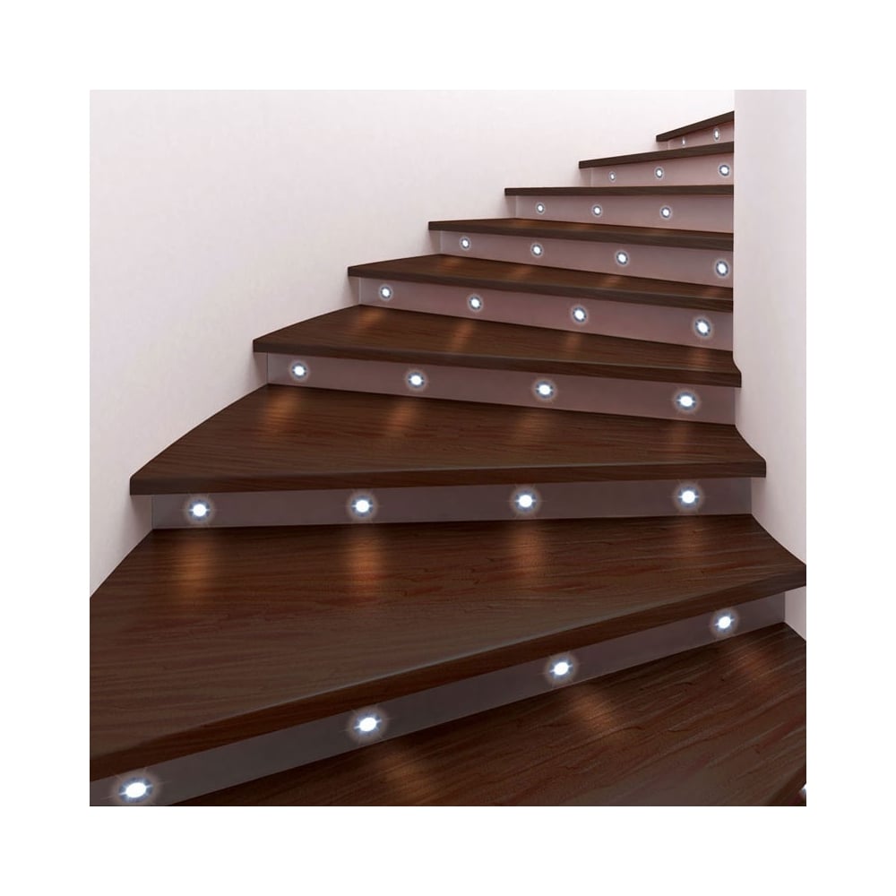 LED Kitchen Plinth / Stair Light 10 Light Kit, Warm White