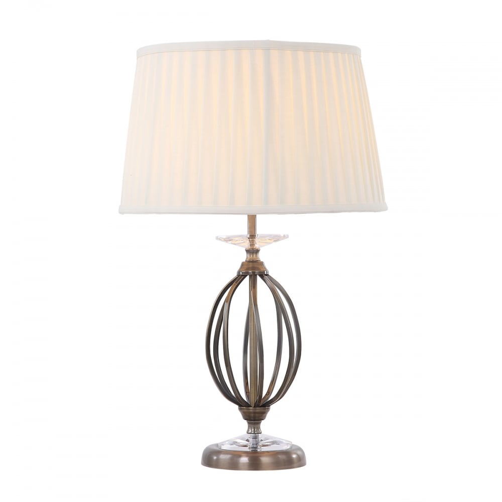 Aegean 1lt Table Lamp Aged Brass