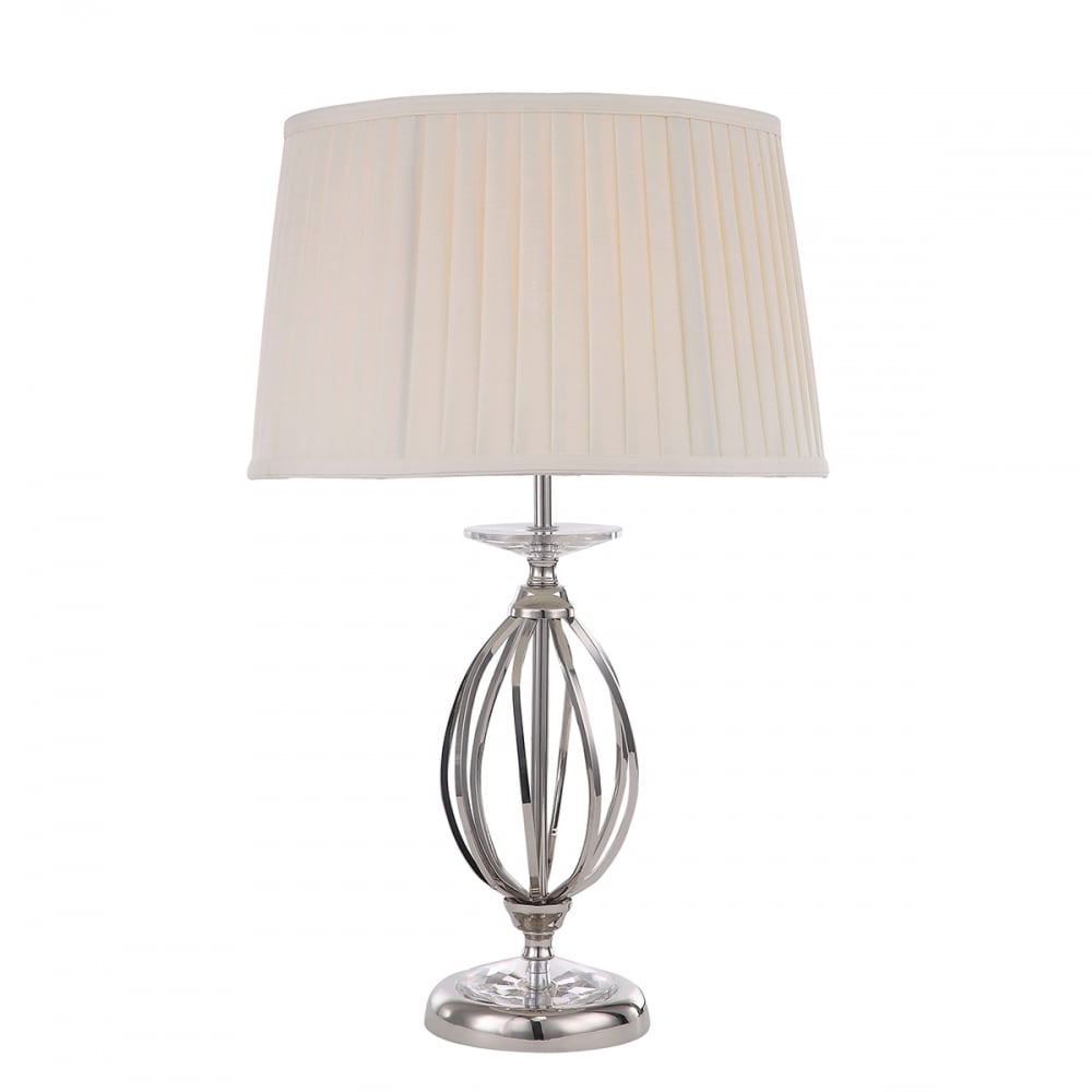 Aegean 1lt Table Lamp Polished Nickel