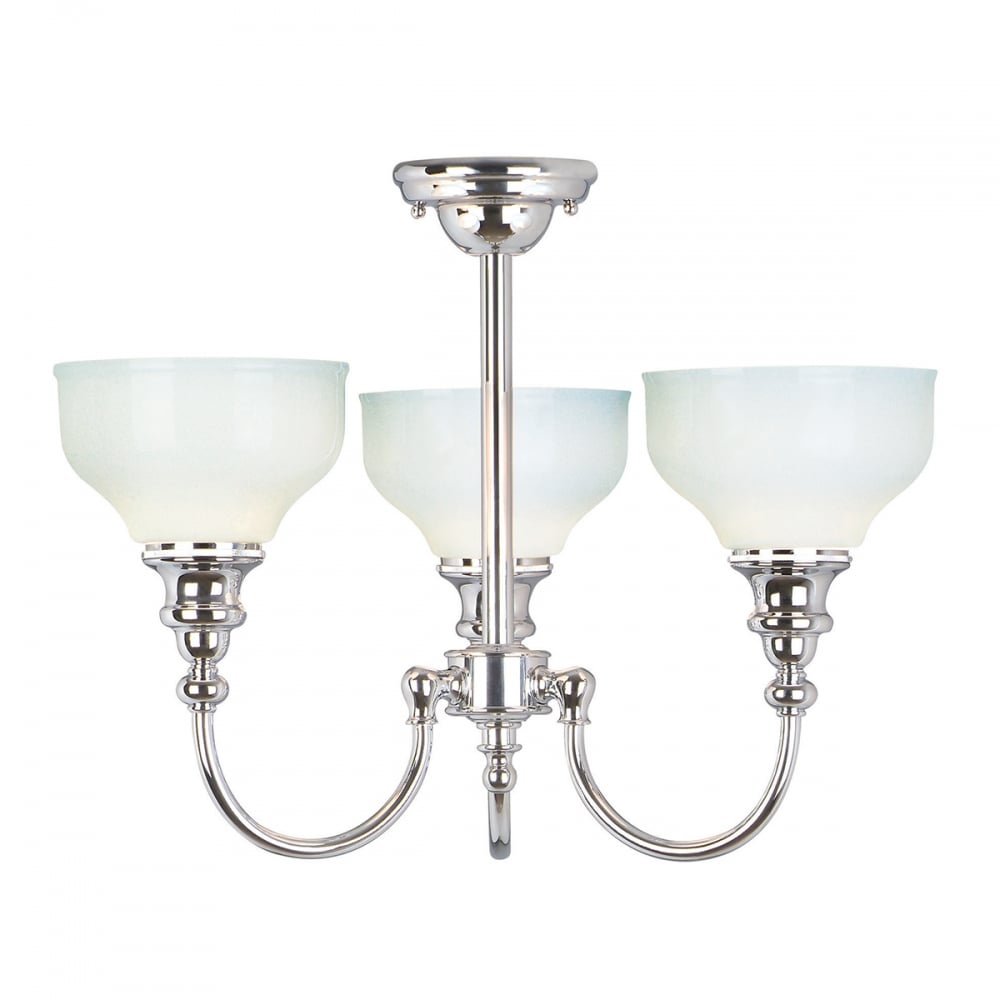 Bathroom Cheadle Chandelier with 3 Halogen Lamps