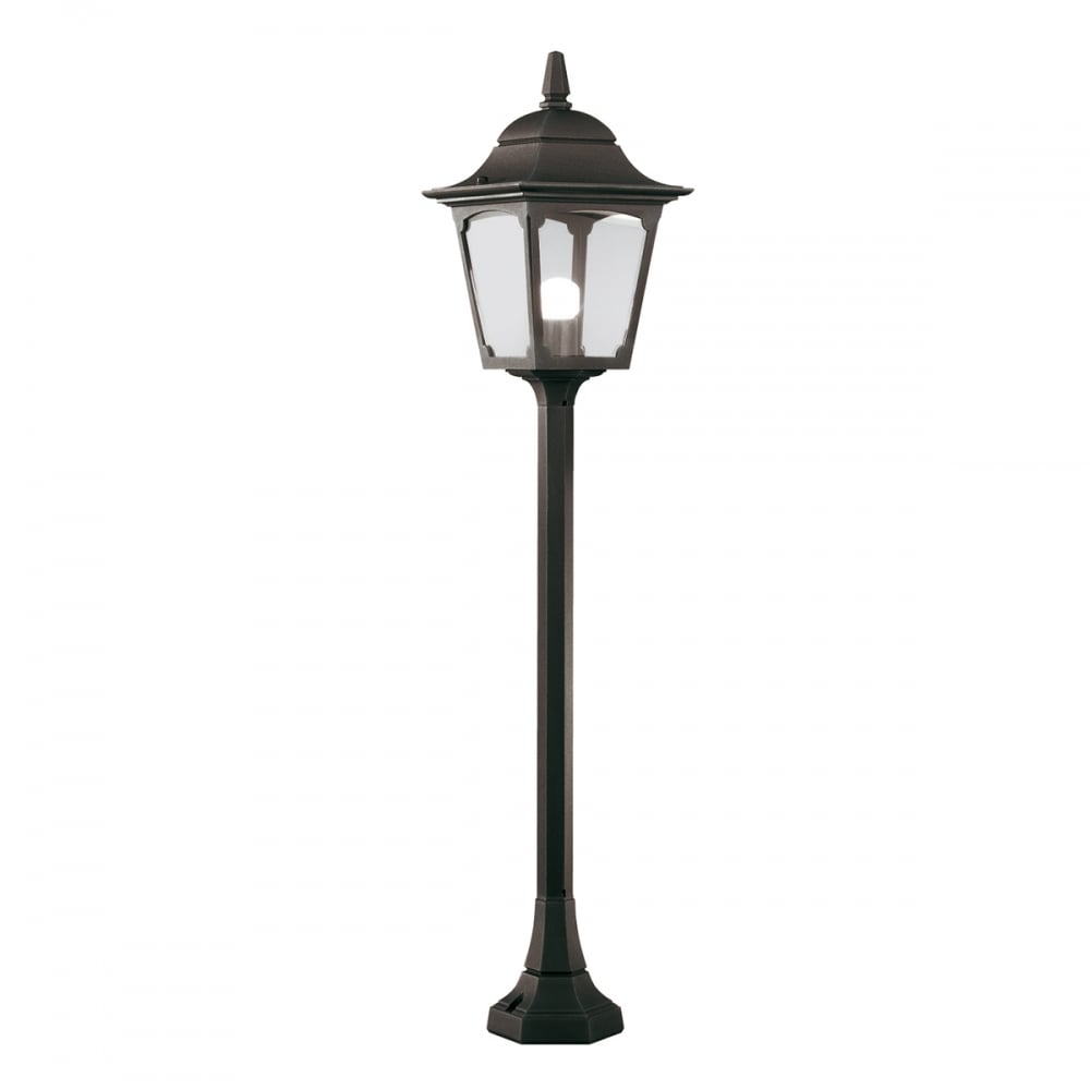 Chapel Pillar Lantern Black