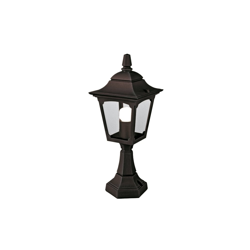 Chapel Mini Pedestal Lantern Black