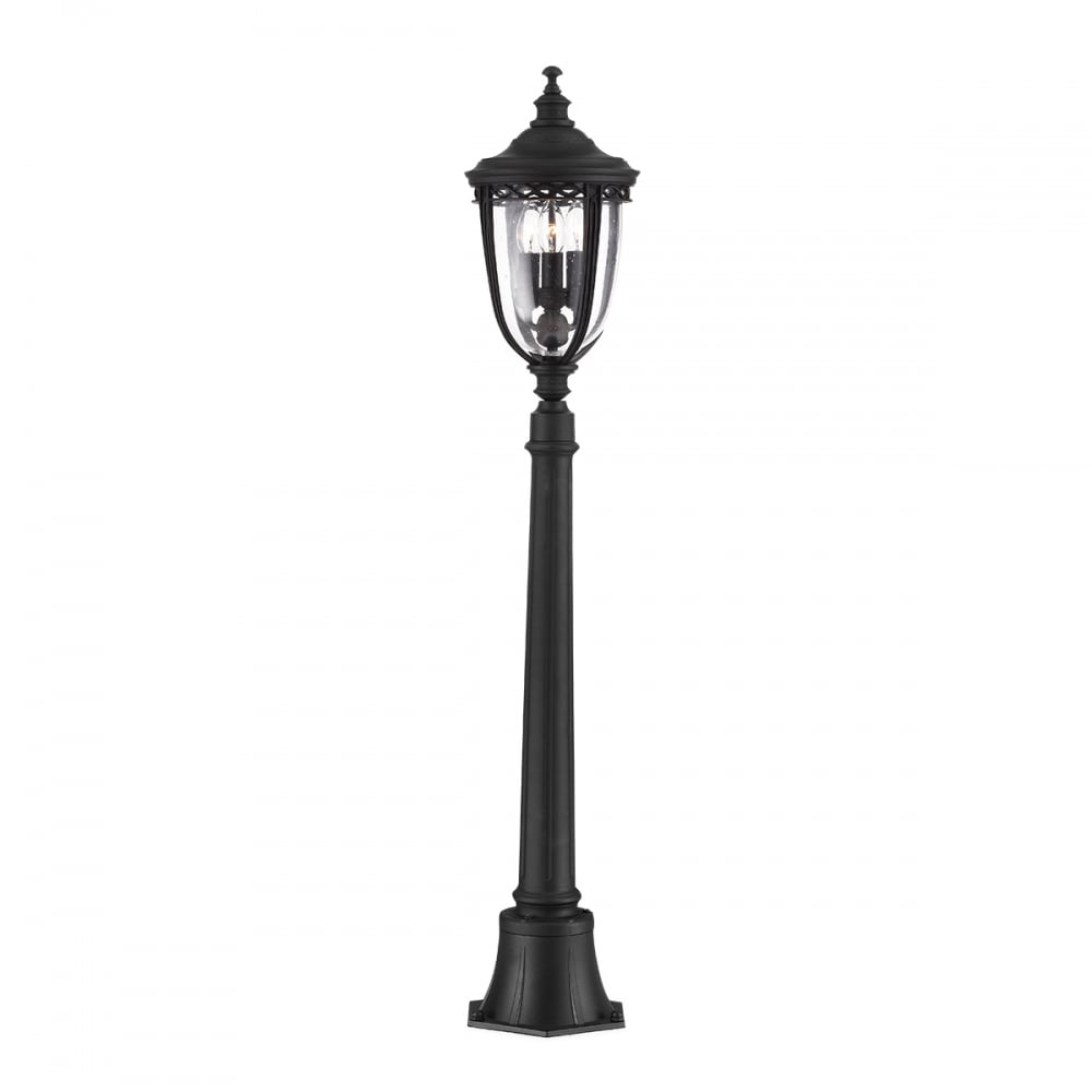 Medium Victorian Black Pathway Post Lantern Light