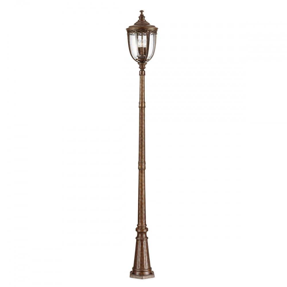 Medium Victorian Aged Bronze Driveway Avenue Post Lantern Light