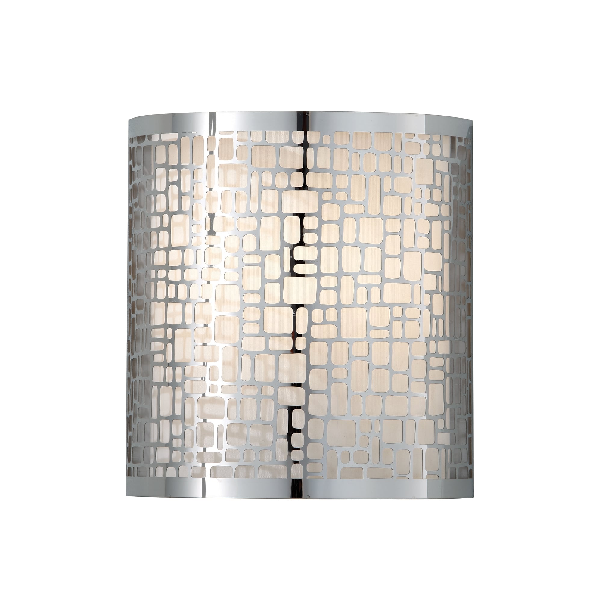 Patterned Deco Small Wall Sconce Light