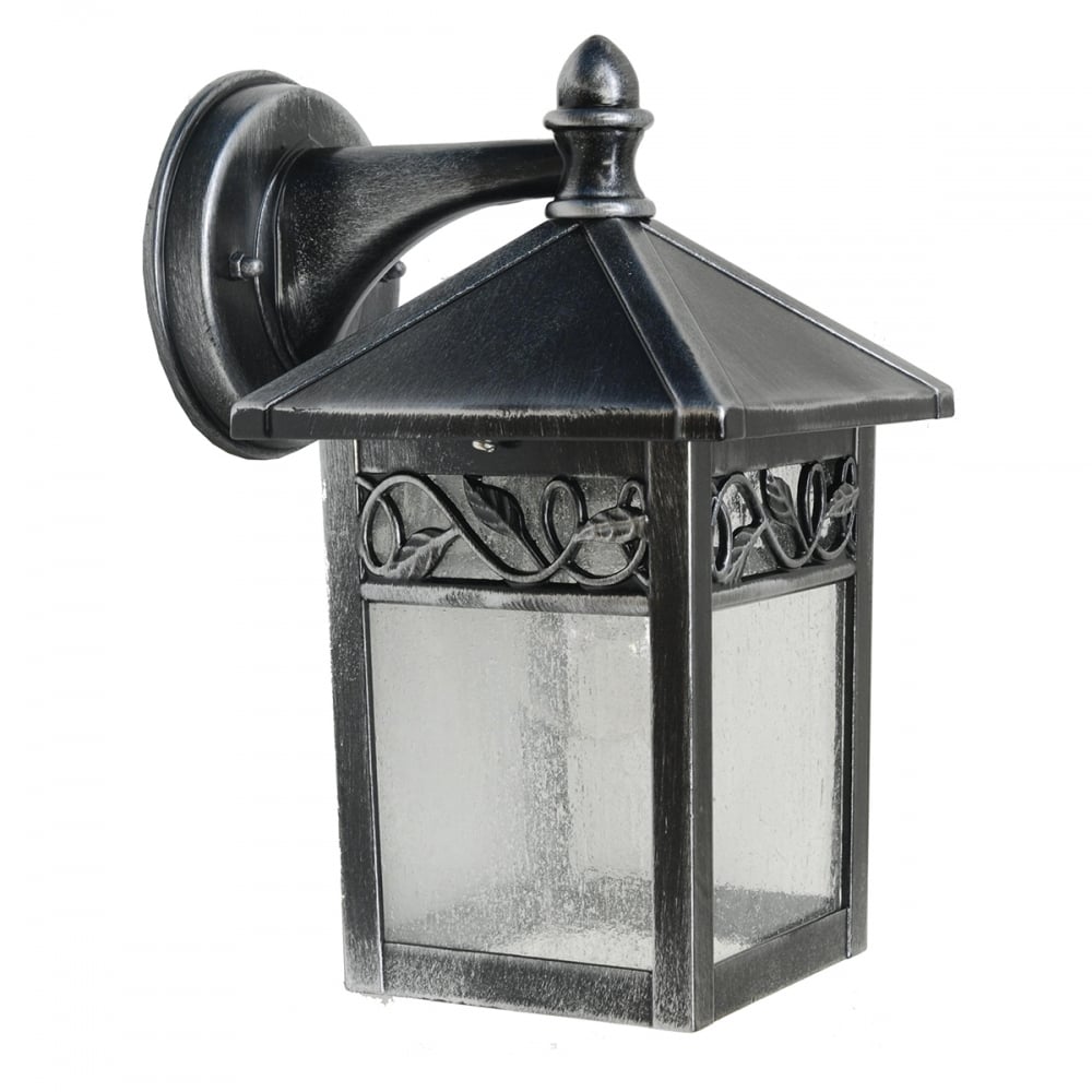 Winchombe Small 4 Sided Black Wall Drop Lantern