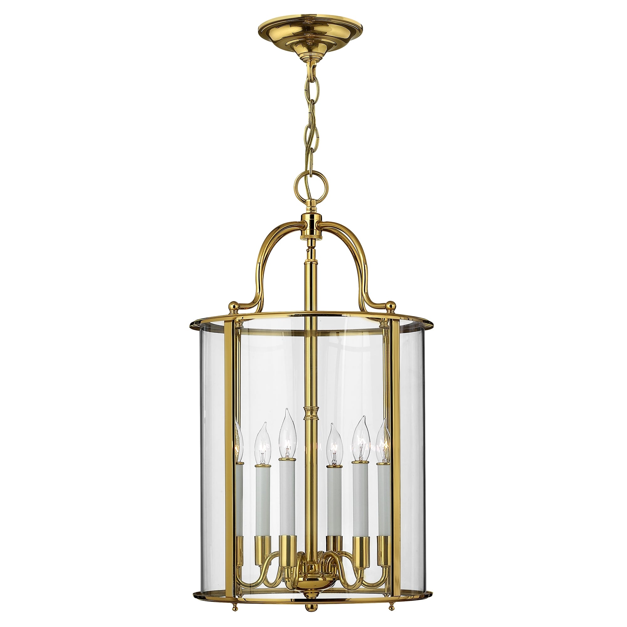 Gentry Large Pendant Polished Brass