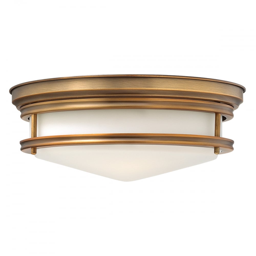 Hadley 3lt Flush Brushed Bronze