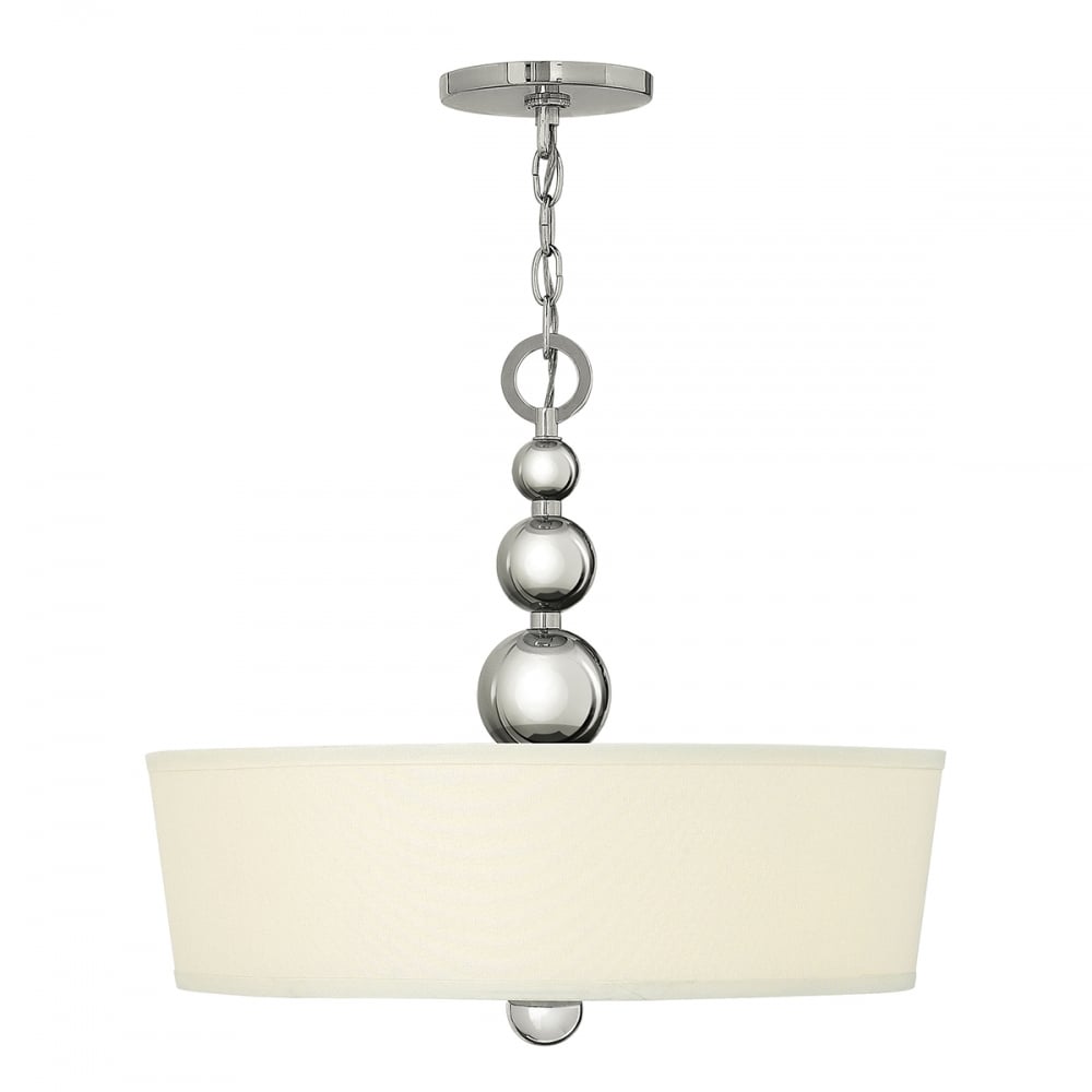 Zelda 3 Light Pendant Polished Nickel