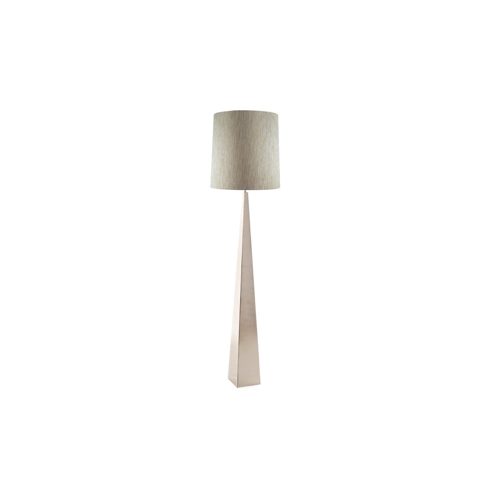 Ascent Quirky Polished Nickel Floor Lamp