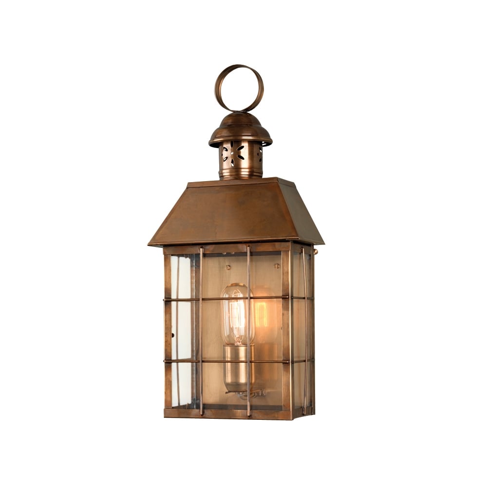 Hyde Park Wall Lantern Brass