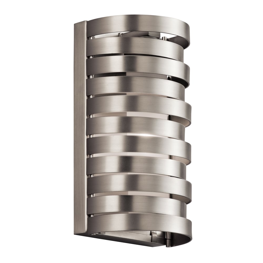 Roswell Modern Art Deco Nickel Wall Sconce Light