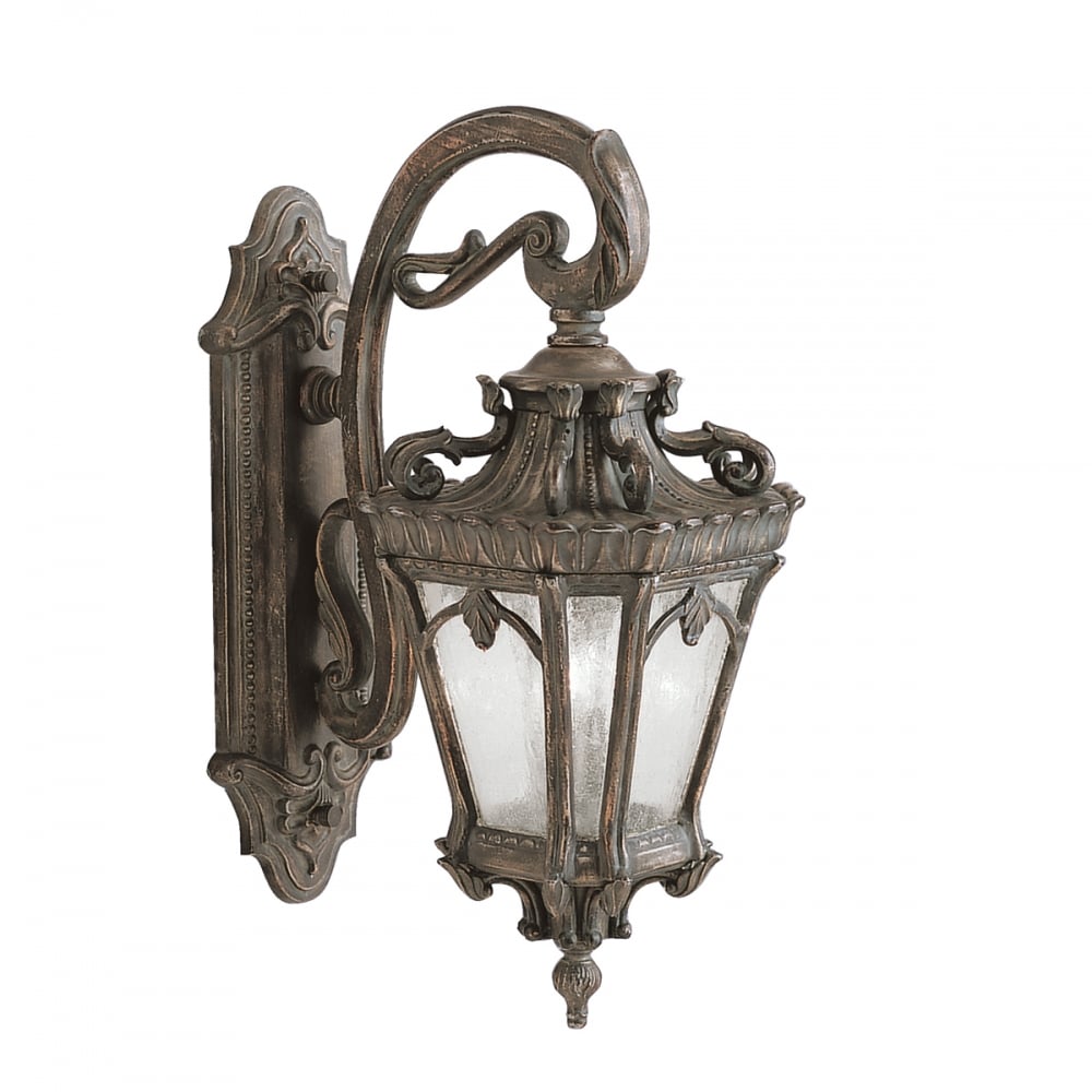 Tournai American Rustic Brown Gothic Wall Lantern Light