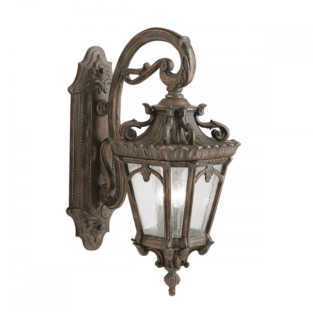 Tournai Victorian Gothic Garden Wall Lantern 3 Bulb