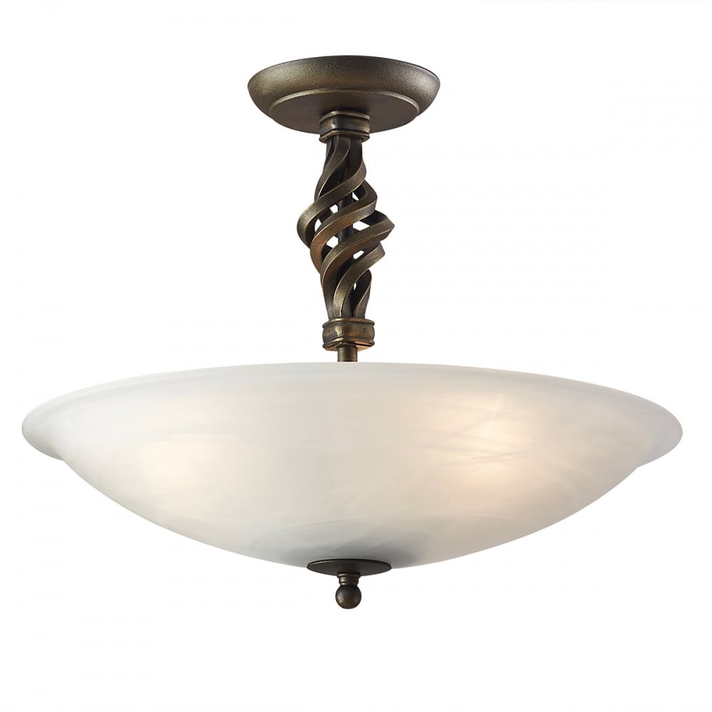 Pembroke Vintage Spiral Ceiling Pendant