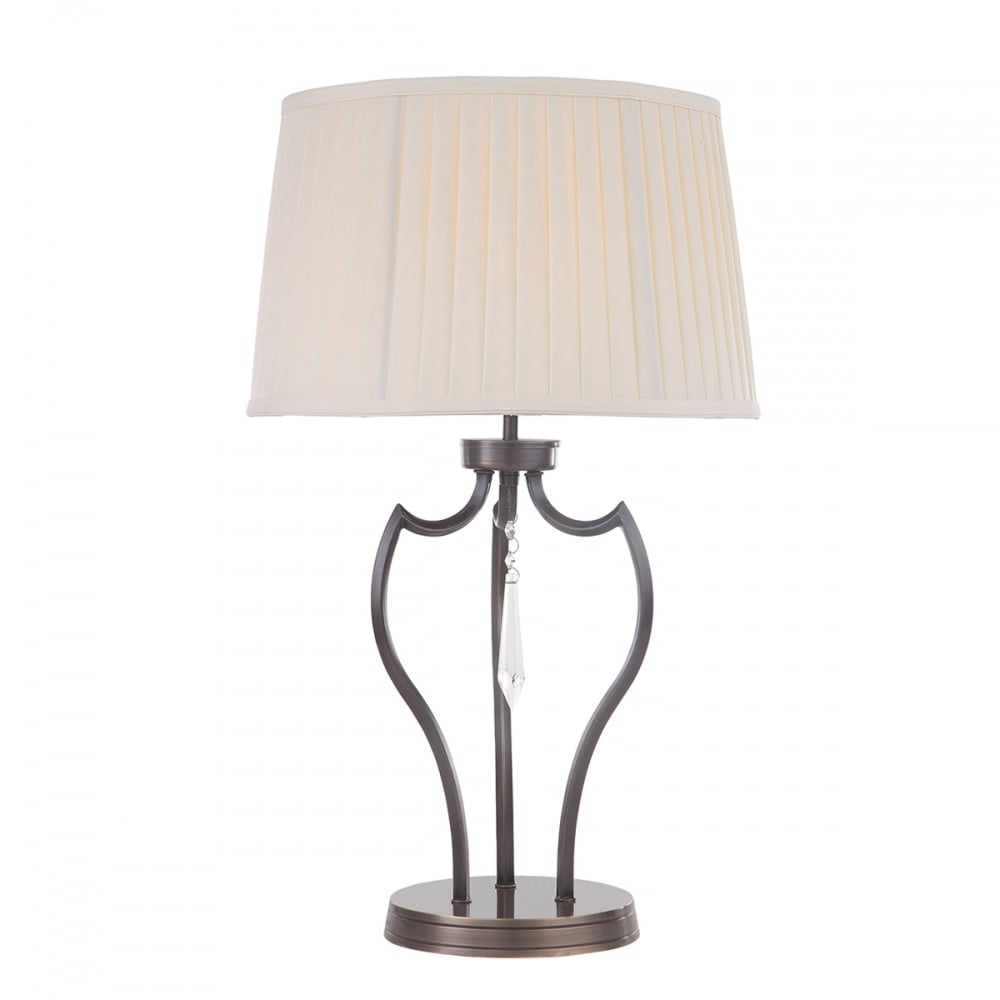 Pimlico 1lt Table Lamp Dark Bronze