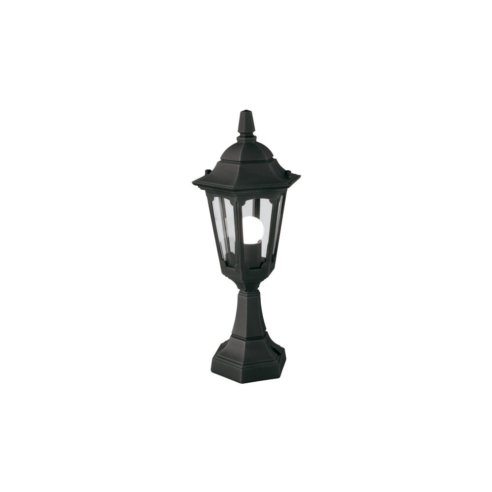 Parish Mini Pedestal Lantern Black