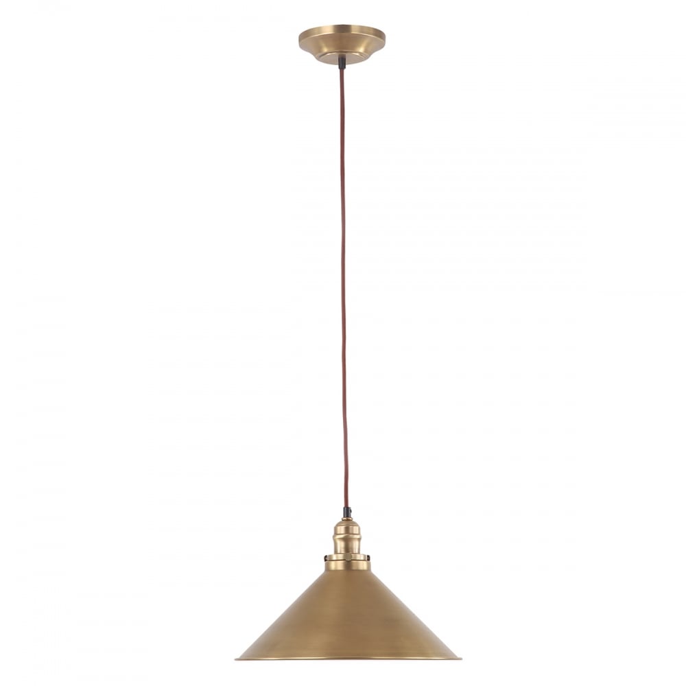 Provence 1lt Pendant Aged Brass