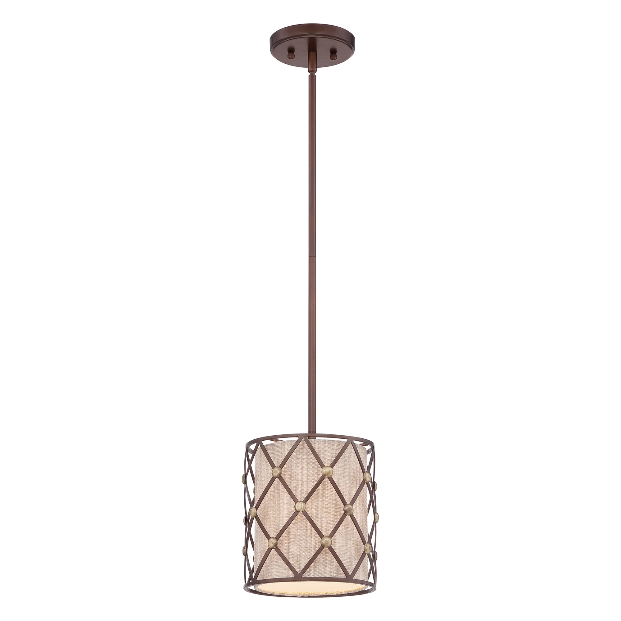 Brown Lattice Ceiling Pendant