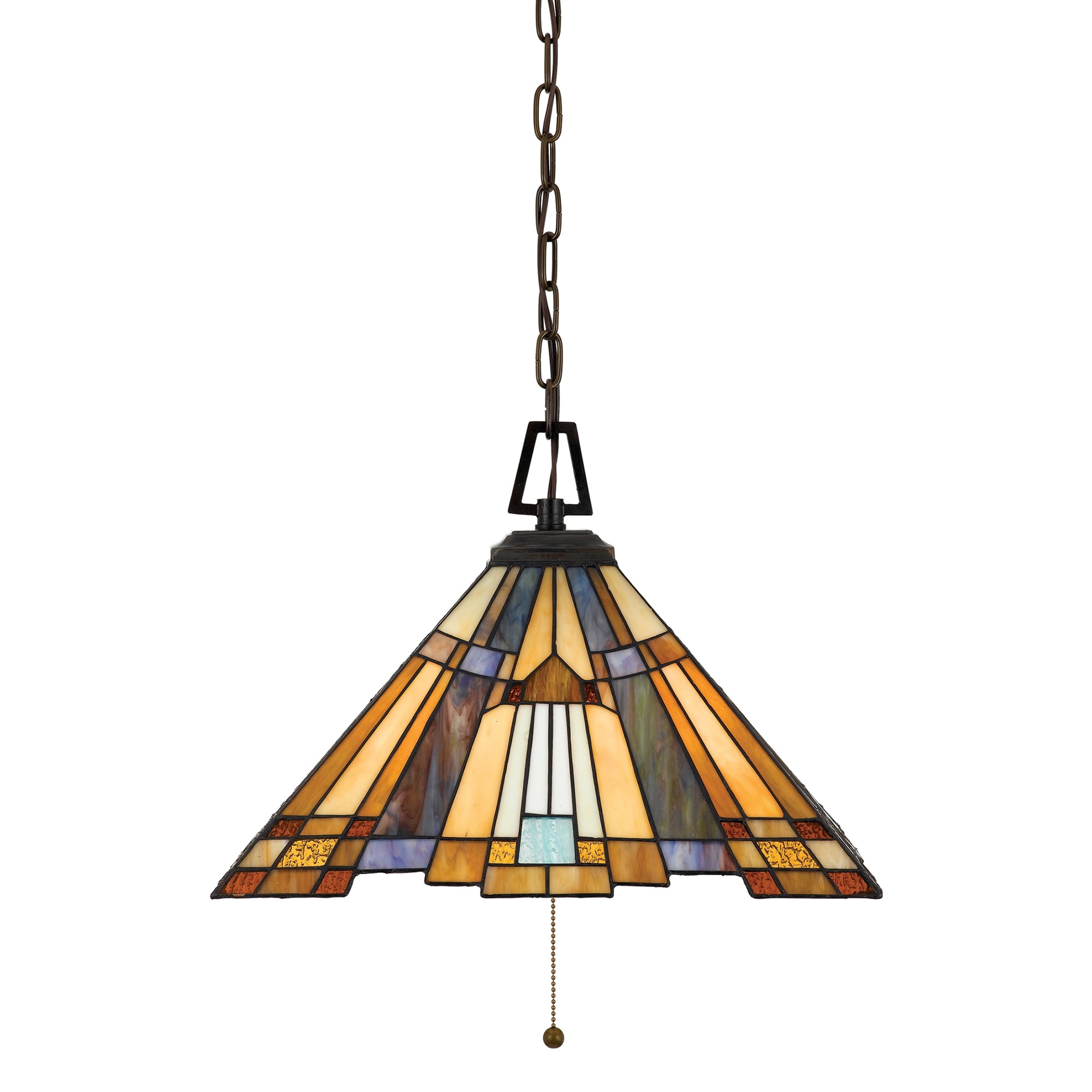 Inglenook Stained Glass Tiffany Pendant Lamp