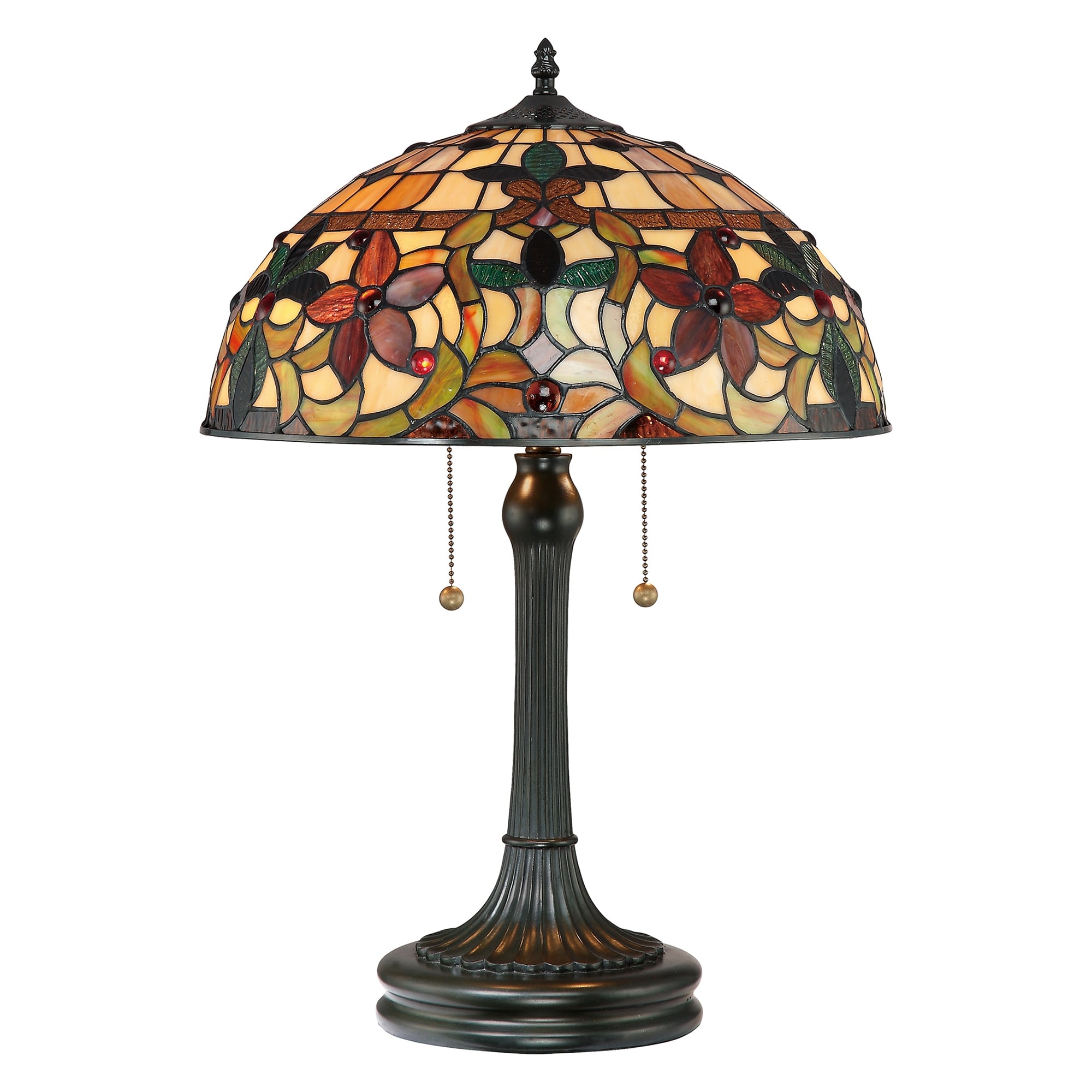 Kami Tiffany Stained Glass Table Lamp