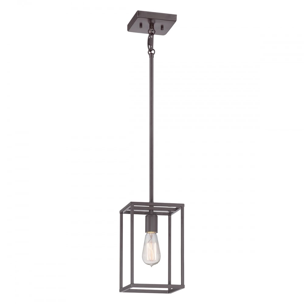 New Harbor 1 Light Mini Pendant - Western Bronze