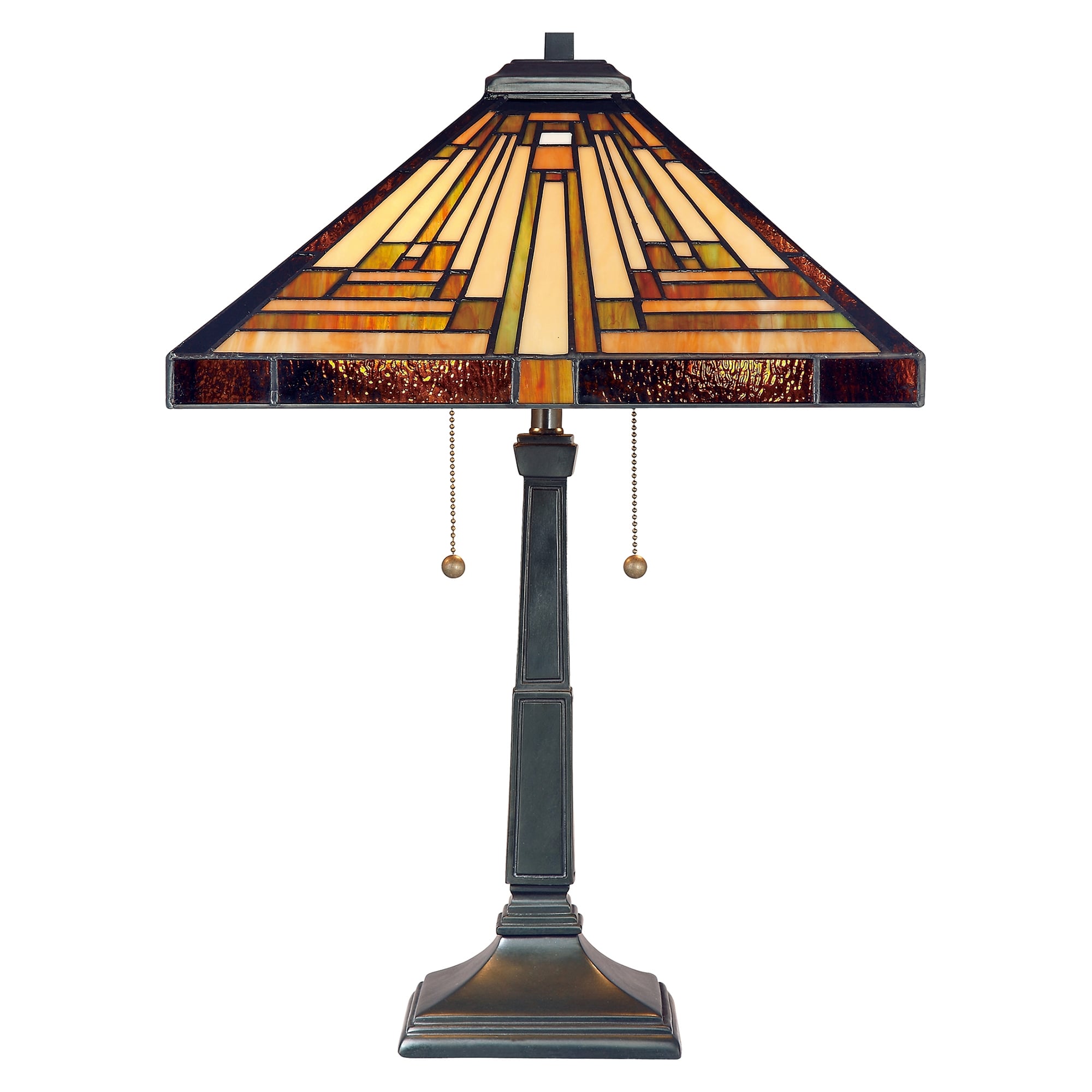 Stephen Tiffany Stained Glass Table Lamp