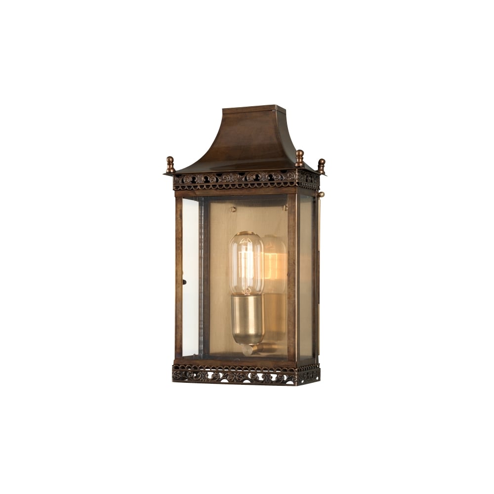 Regents Park Wall Lantern Brass