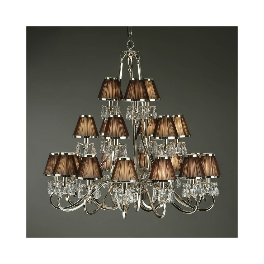 Oksana Nickel 21 Light Chandelier