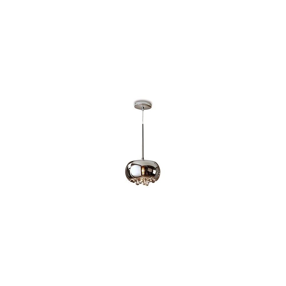 Argos Chrome Oval Dome Ceiling Light Pendant