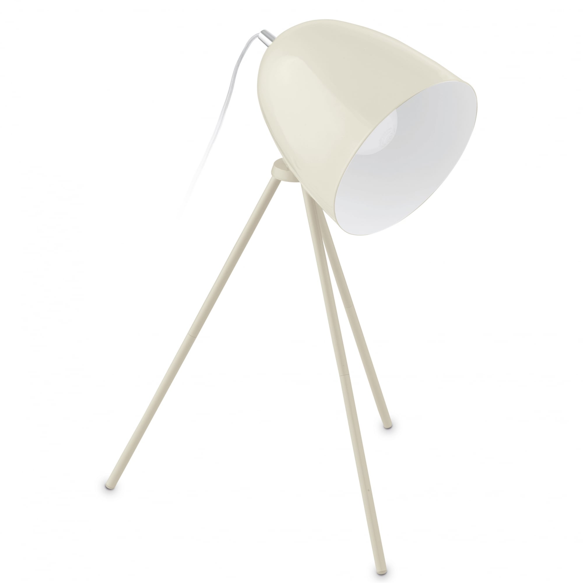 Dundee Tripod Sandy Modern Dome Desk Light