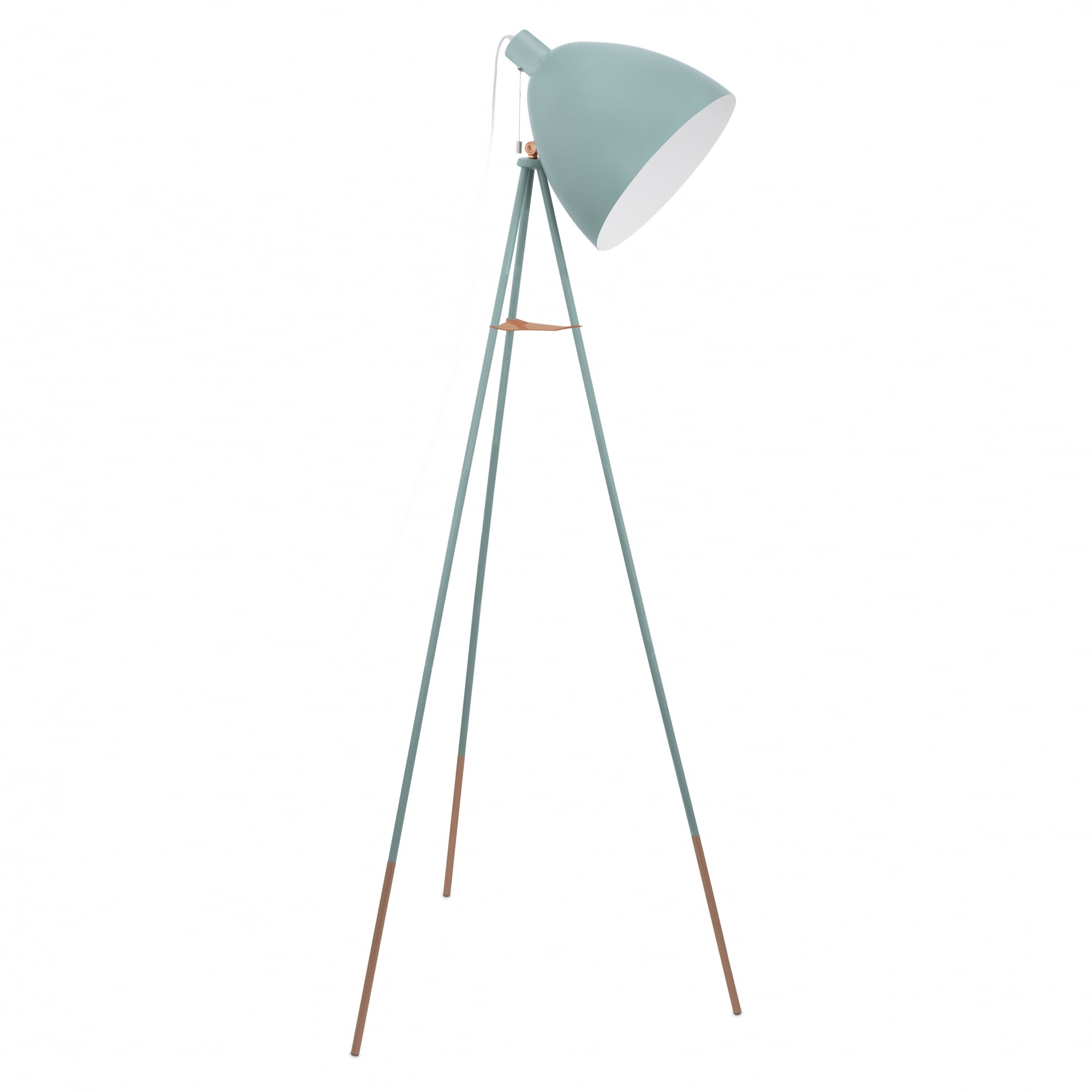 Dundee Tripod Mint Modern Dome Floor Light