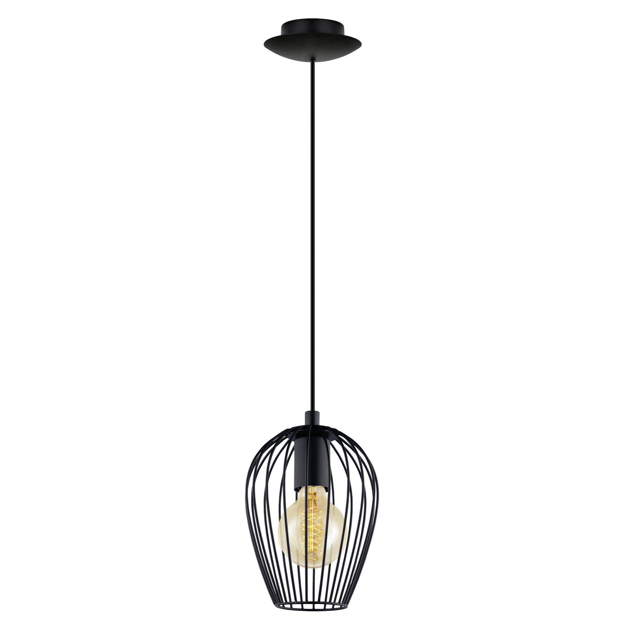 Edgy Newtown Minature Caged Ceiling Pendant