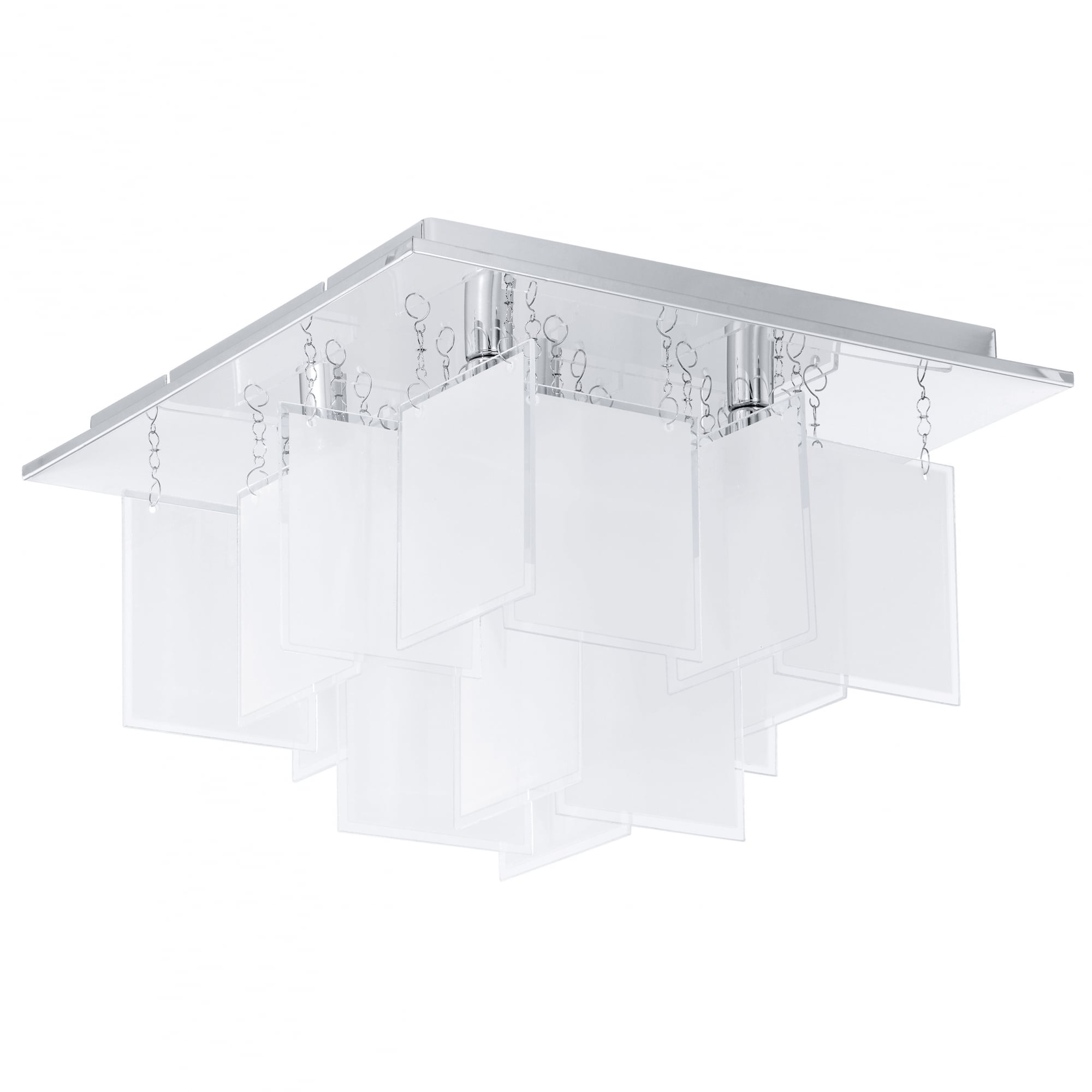 Condrada Floating Square Glass Ceiling Light