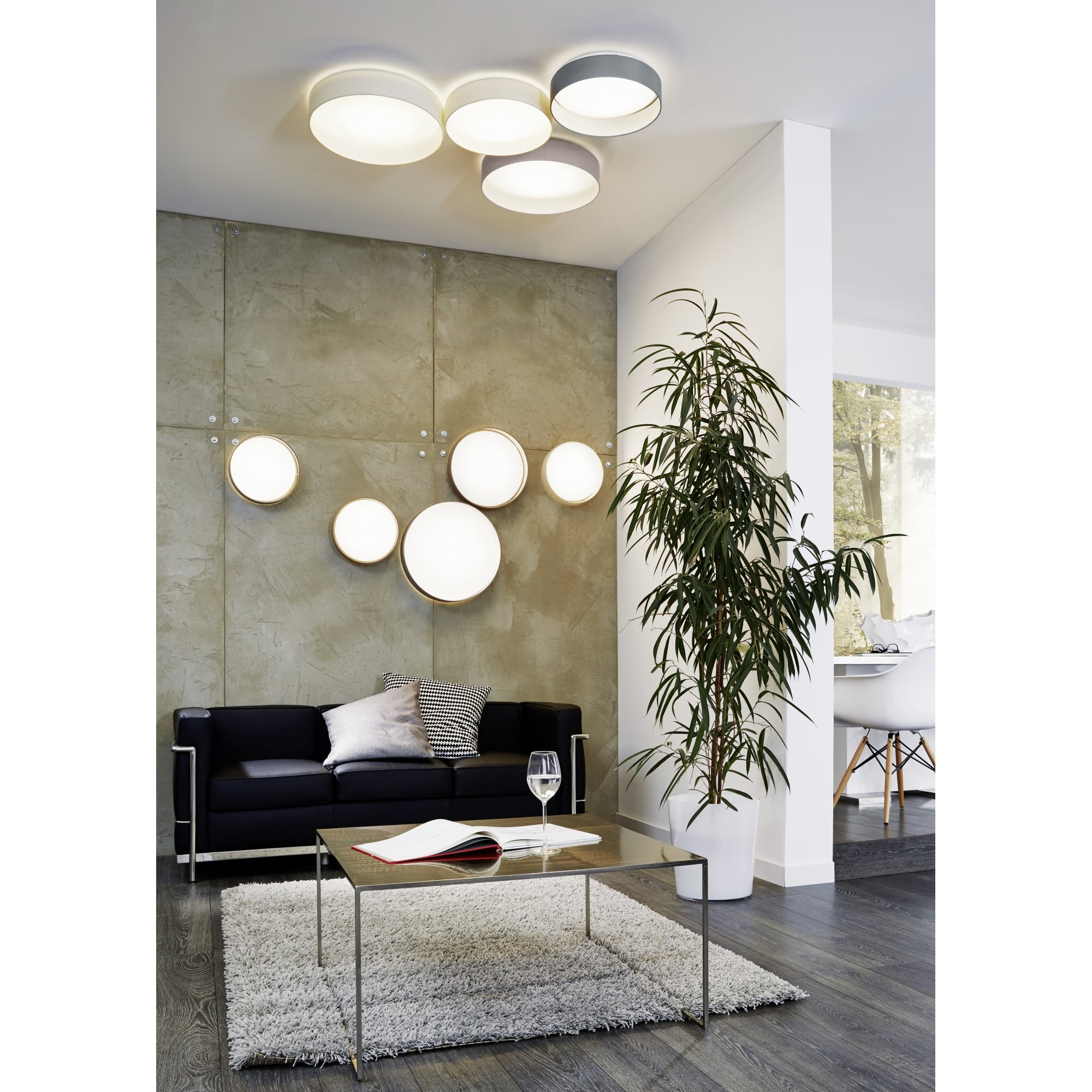 Palomaro Plastic Ring Ceiling Light