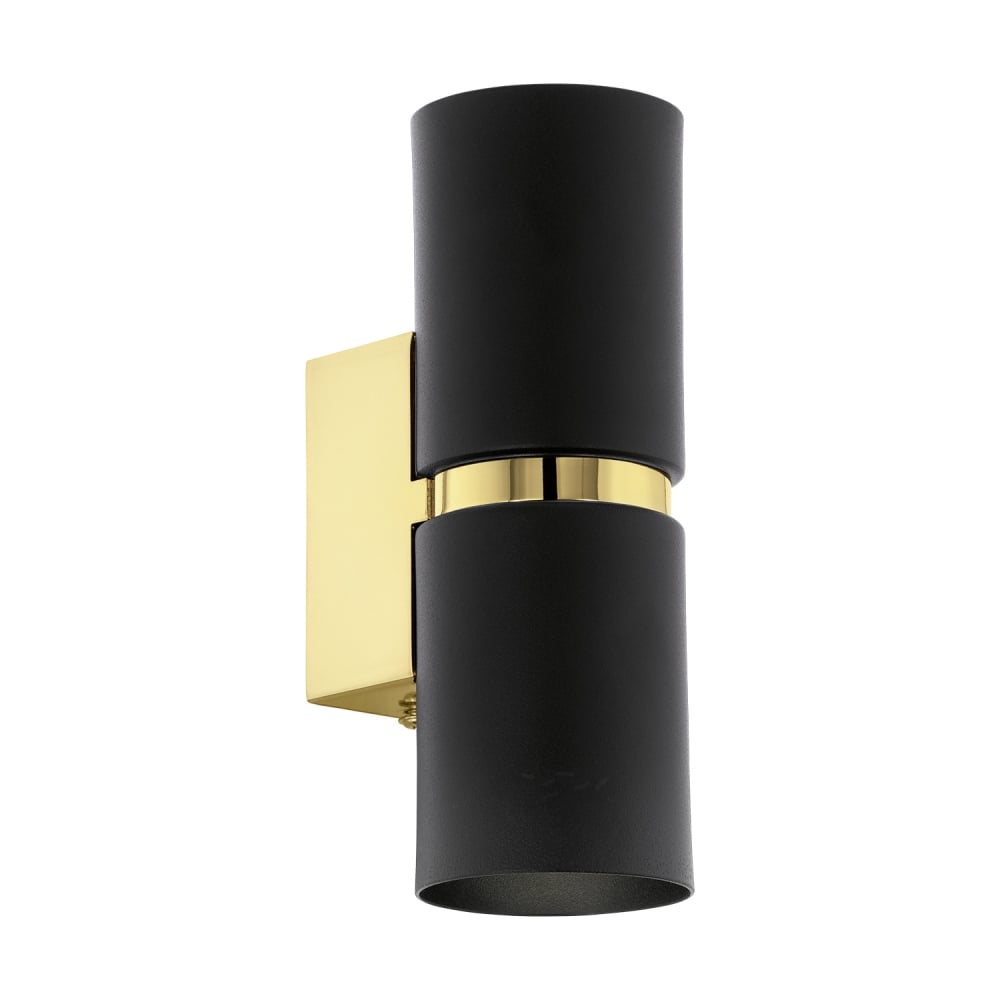 Passa Modern Black and Gold Wall Sconce Light