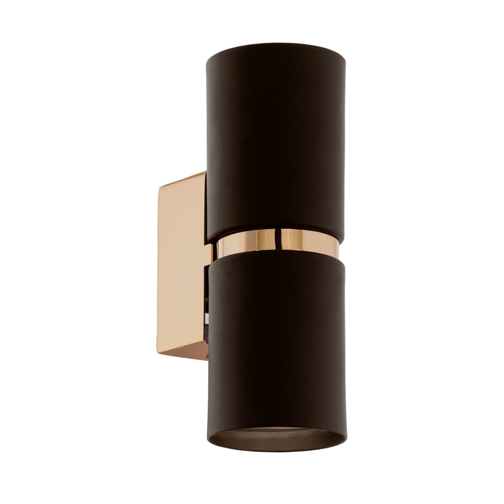 PASSA Barrel Up Down Brown Copper Wall Lamp