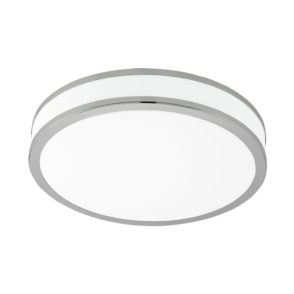 Palermo 24W Warm White LED Flush Chrome Ceiling Light