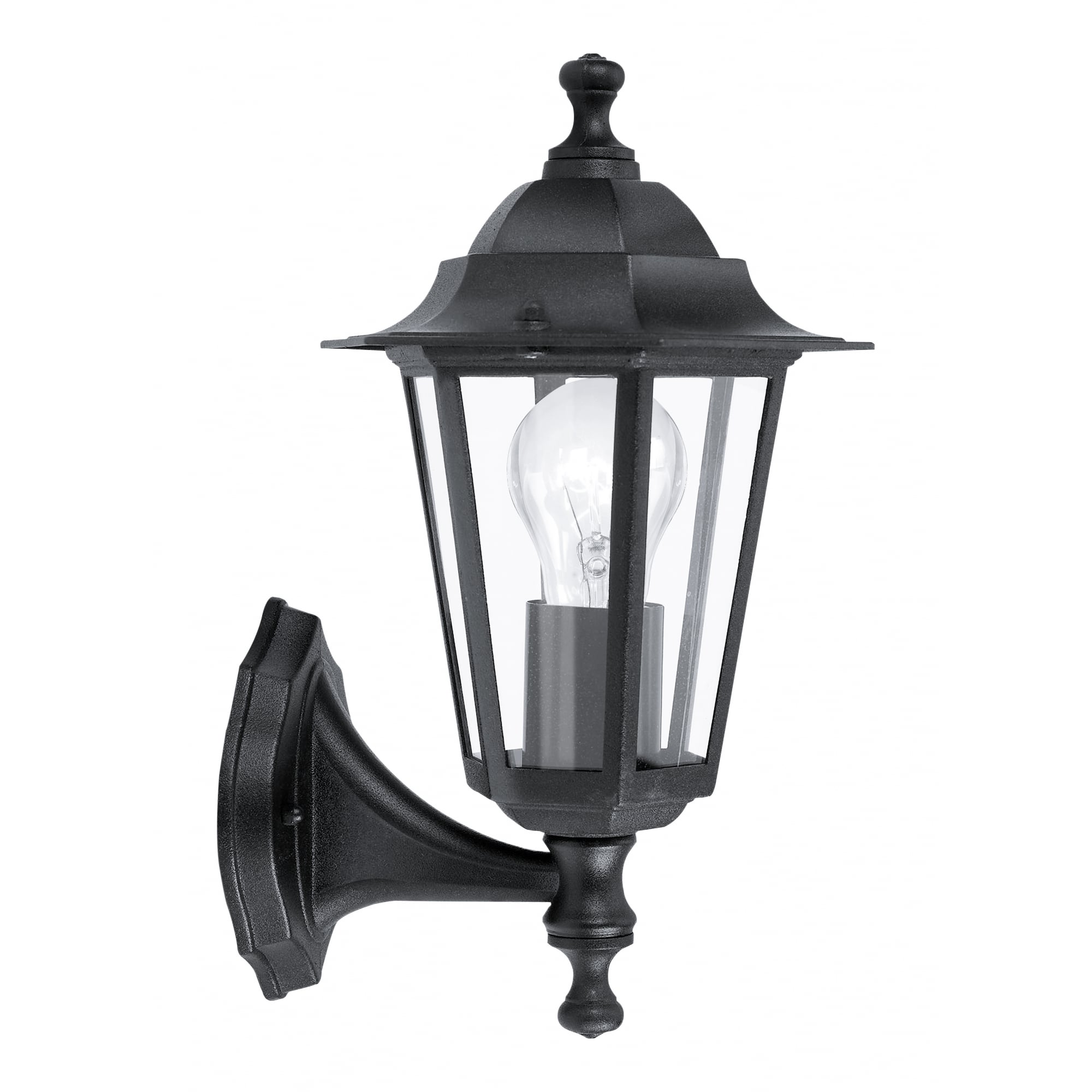 Lanterna Outdoor Wall Sconce Light Black