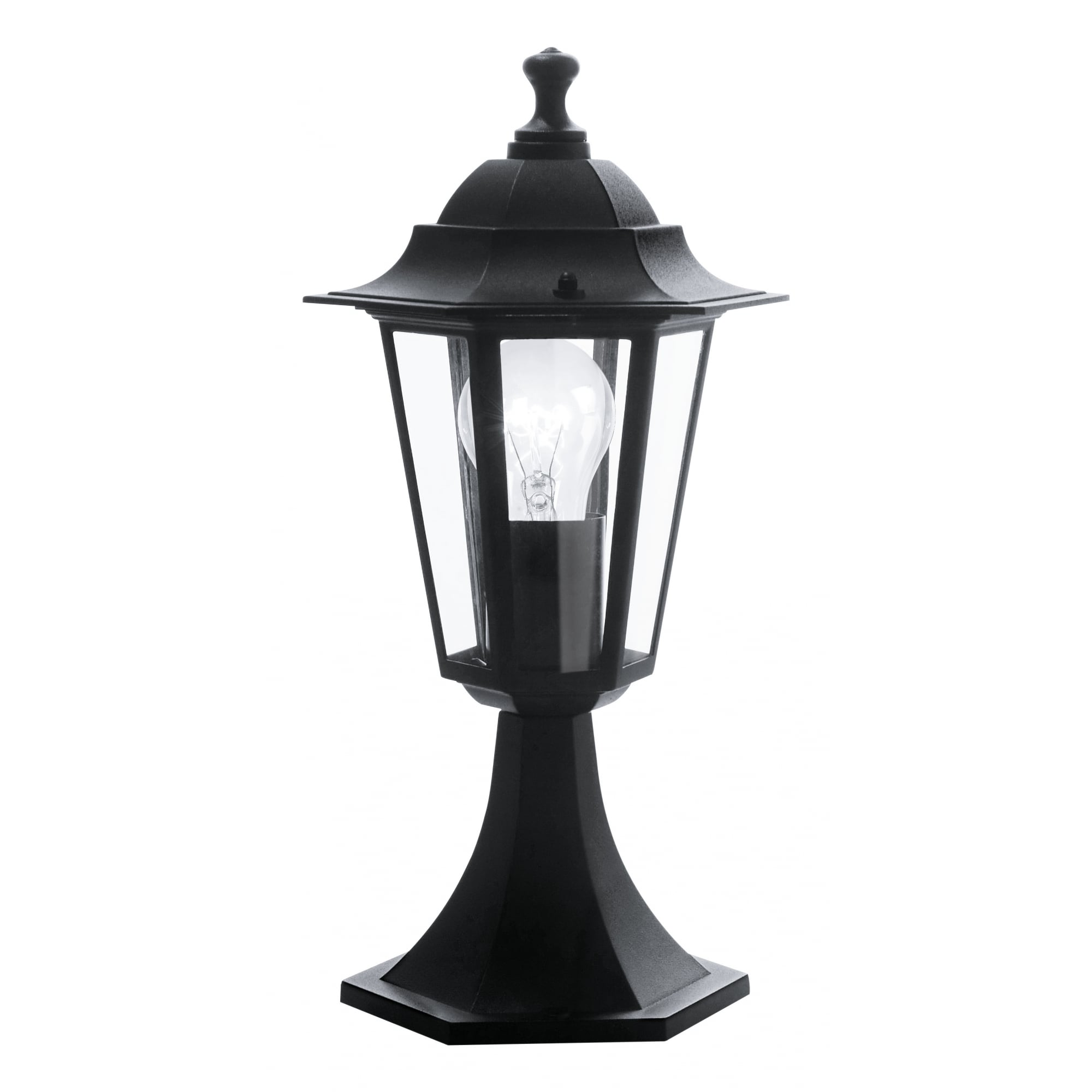 Lanterna Small Black Pillar Lantern Light