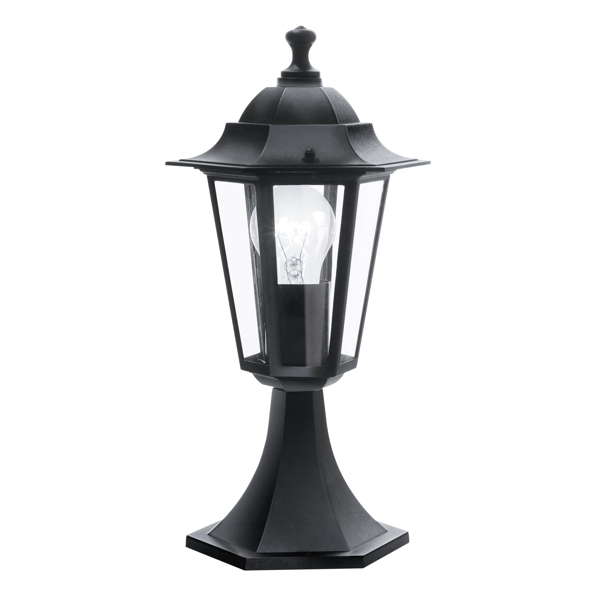 Lanterna Small Black Pillar Lantern Light