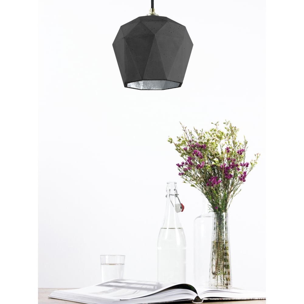 Concrete Dome Ceiling Pendant Light